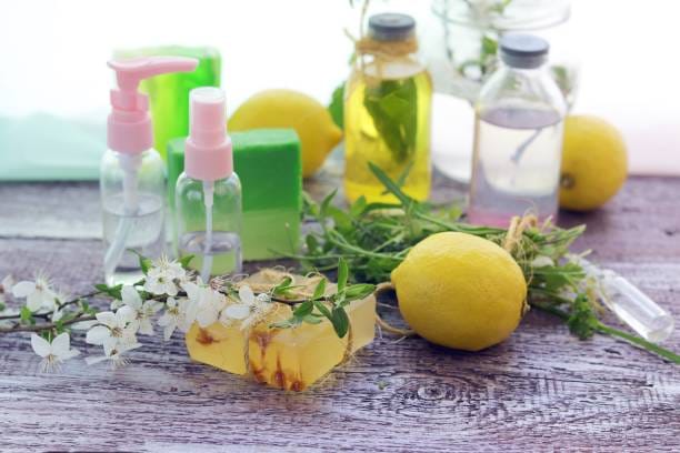 homemade disinfectant spray made of natural ingredients